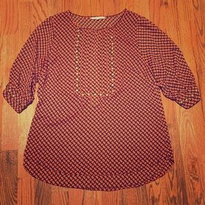 41Hawthorn Moni Chain Print Stud Detail Blouse